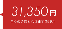 31,350円（月々料金/税込）